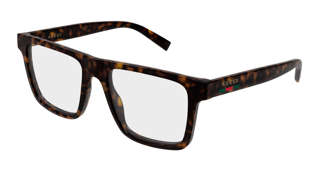 Óculos graduados gucci gg2236o 002 havana rectangular / squared masculino tamanho 53mm - Vista principal