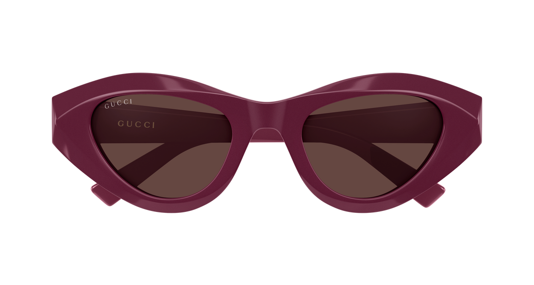 Óculos de sol gucci gg2201s 004 rojo geometrical/directional femenino tamanho 50mm - Vista de detalhe