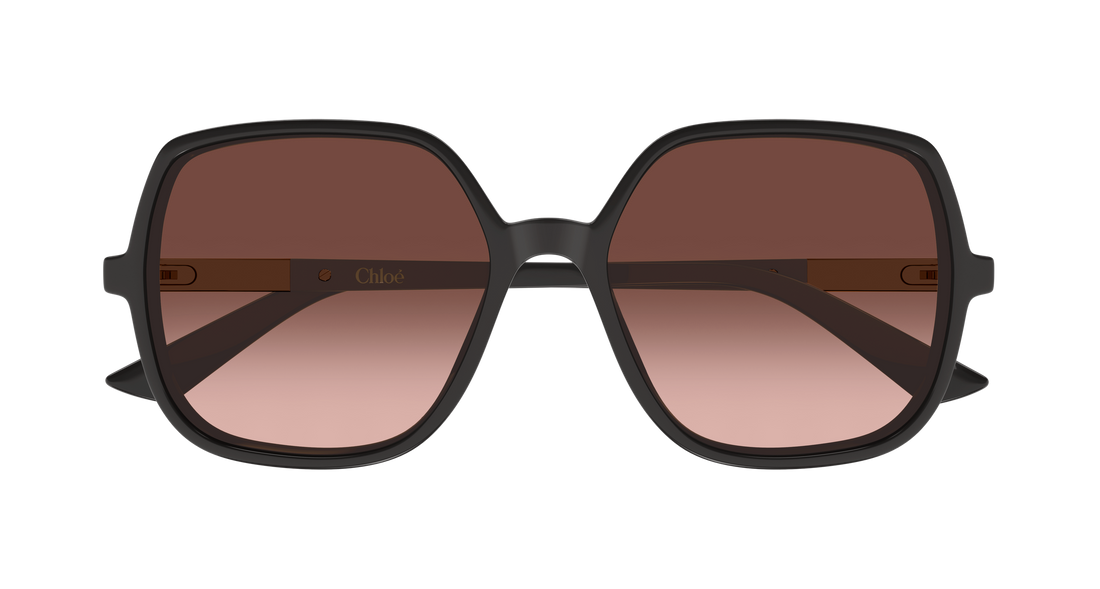 Occhiali da sole chloé ch0362s 003 gris geometrical/directional femenino taglia 55mm - Vista dettagliata