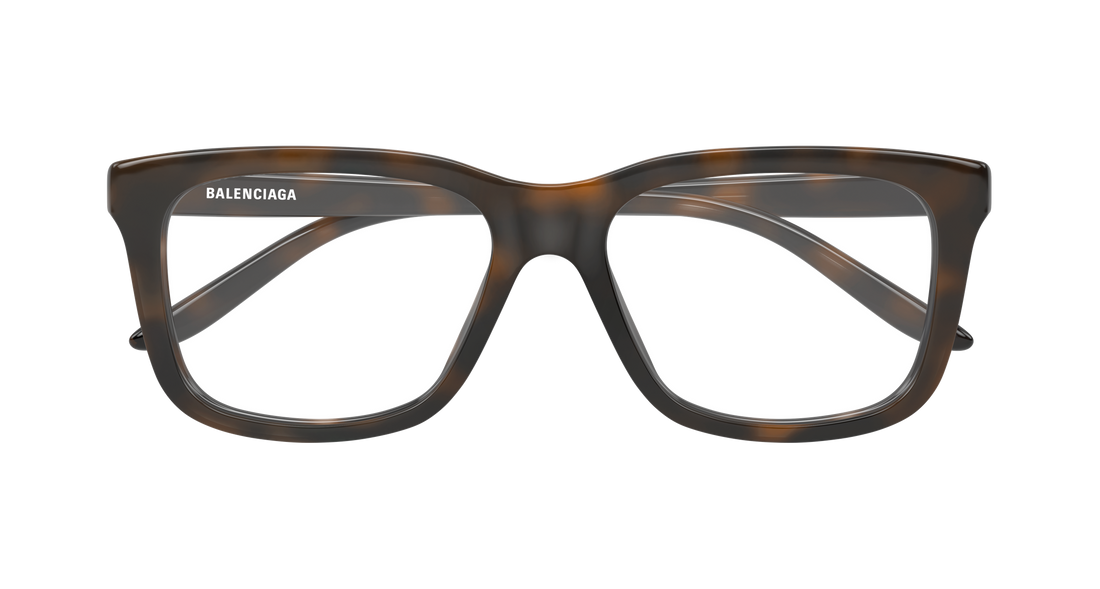 Óculos graduados balenciaga bb0530o 002 havana rectangular / squared masculino tamanho 55mm - Vista de detalhe