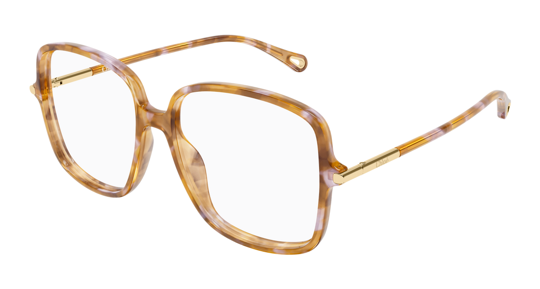 Óculos graduados chloé ch0399o 004 havana rectangular / squared femenino tamanho 56mm - Vista principal