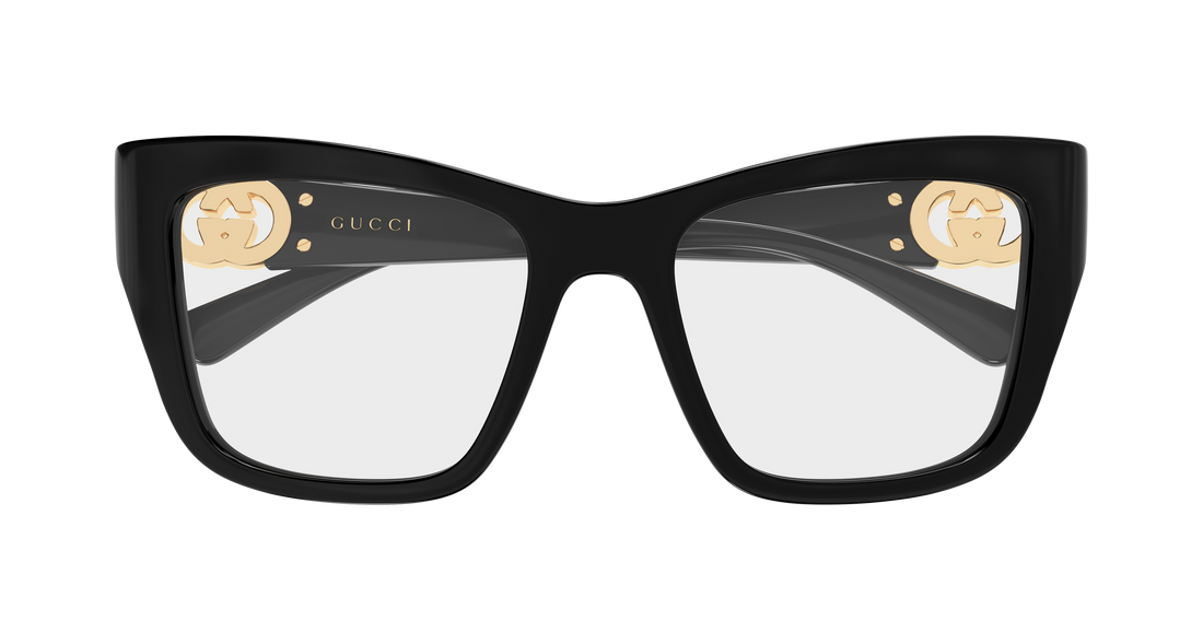 Brillen gucci gg2124o 001 negro cat eye femenino größe 52mm - Detailansicht