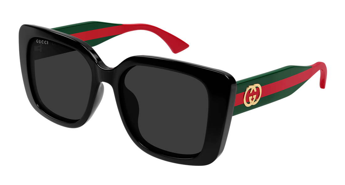 Solglasögon gucci gg2118sa 001 negro butterfly femenino storlek 55mm - Huvudvy