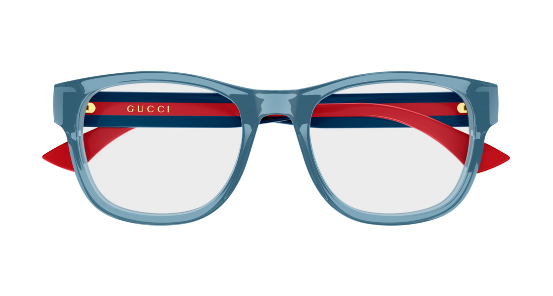Brillen gucci gg0004onn 005 azul rectangular / squared masculino größe 53mm - Detailansicht