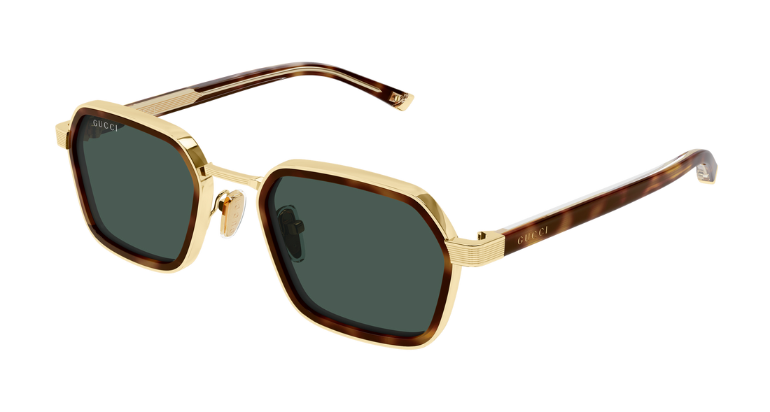 Lunettes de soleil gucci gg2074s 003 dorado rectangular / squared masculino taille 51mm - Vue principale
