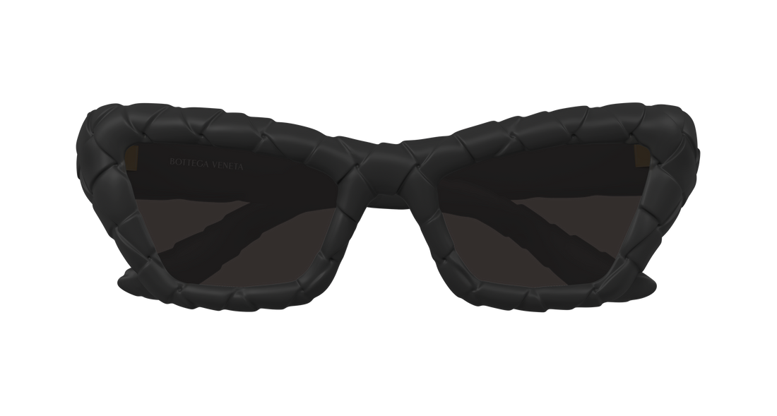 Óculos de sol bottega veneta bv1438s 001 negro cat eye femenino tamanho 56mm - Vista de detalhe
