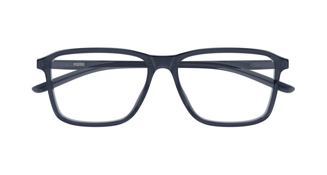 Occhiali da vista puma pu0536o 003 azul rectangular / squared masculino taglia 55mm - Vista dettagliata