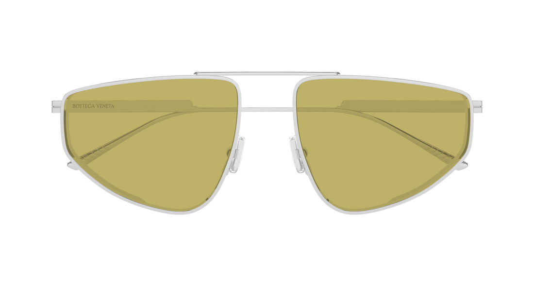 Lunettes de soleil bottega veneta bv1466s 003 plateado pilot/navigator femenino taille 59mm - Vue détaillée