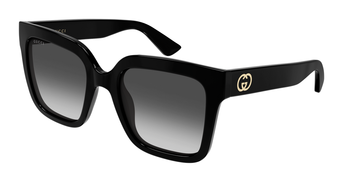 Óculos de sol gucci gg2190s 001 negro rectangular / squared femenino tamanho 53mm - Vista principal