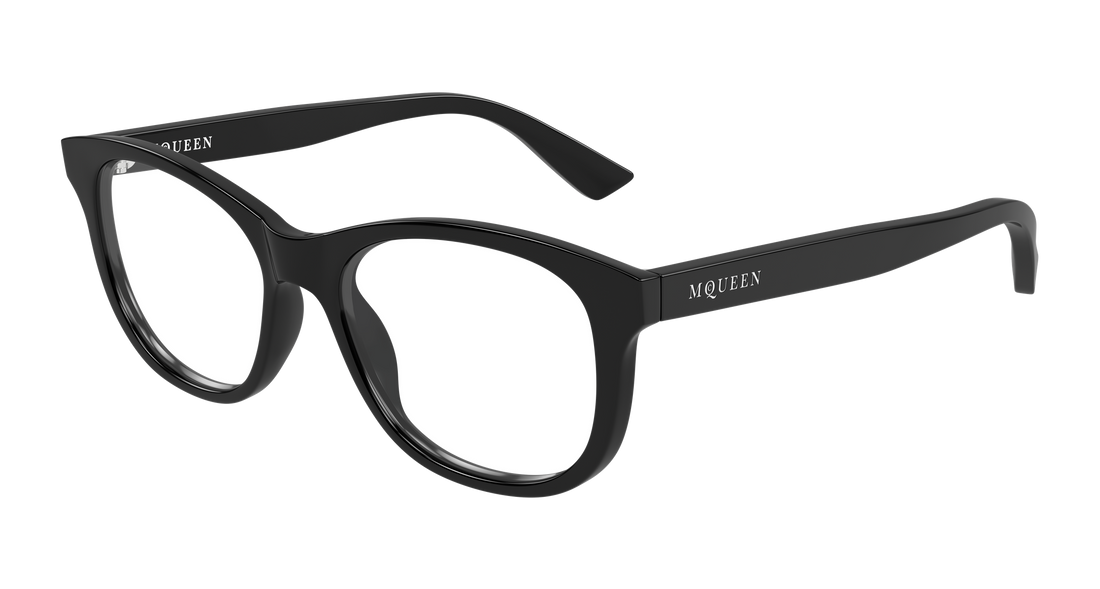 Brillen alexander mcqueen am0568o 007 negro cat eye femenino größe 53mm - Hauptansicht