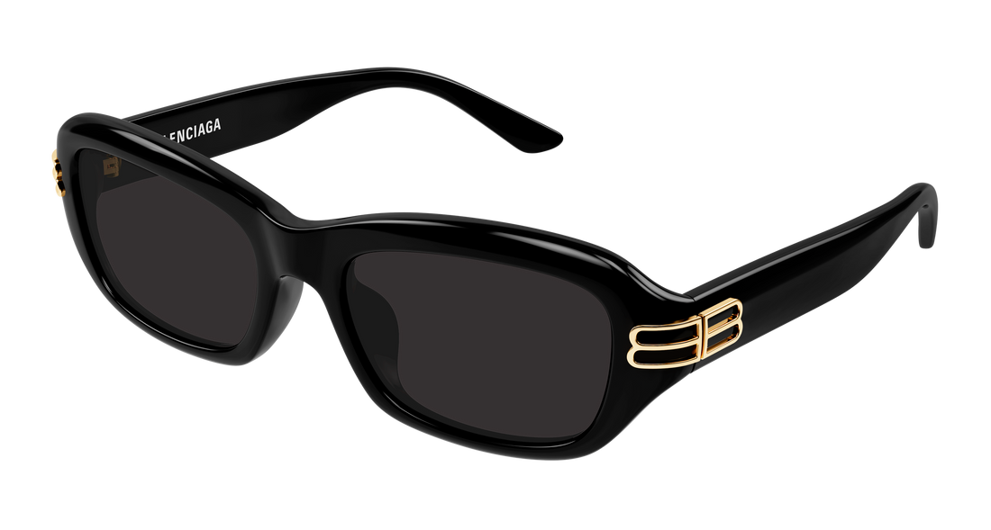 Occhiali da sole balenciaga bb0471sk 001 negro rectangular / squared femenino taglia 55mm - Vista principale