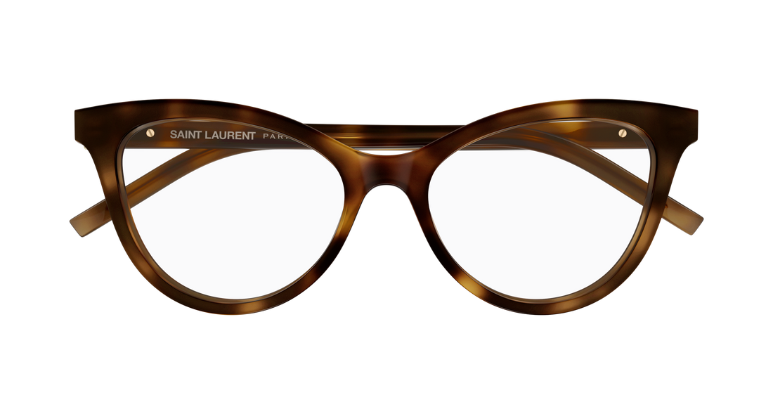 Gafas graduadas saint laurent sl m164 009 havana cat eye femenino talla 53mm - Vista de detalle
