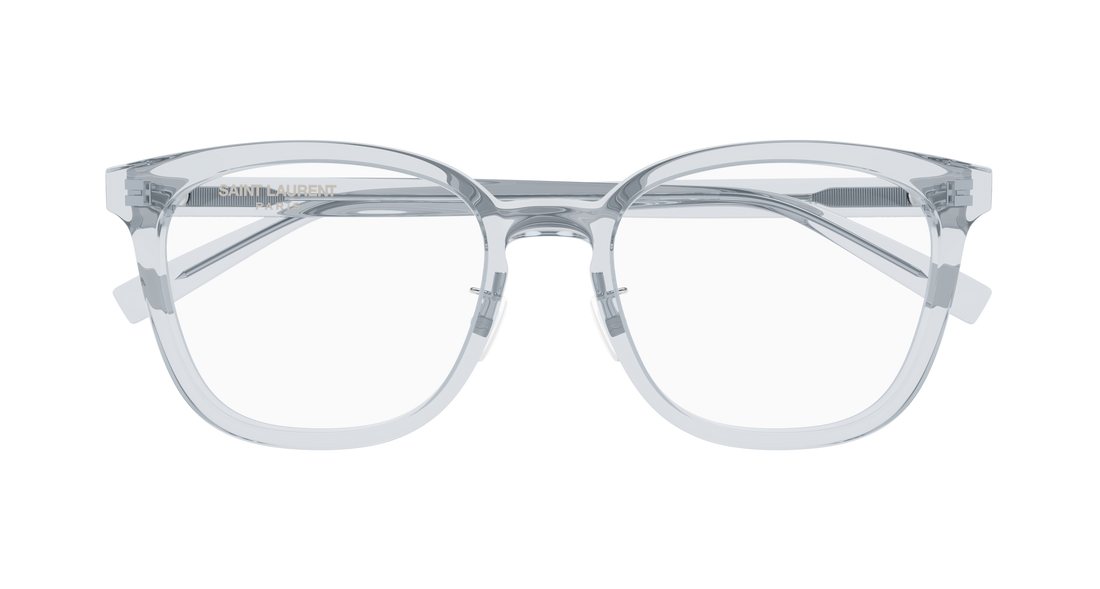 Óculos graduados saint laurent sl 917/f 003 gris round/oval/panthos unisex tamanho 54mm - Vista de detalhe