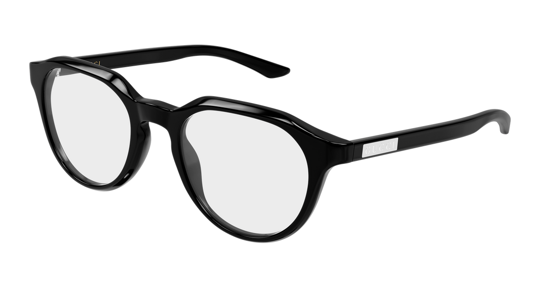 Occhiali da vista gucci gg2083o 001 negro round/oval/panthos masculino taglia 49mm - Vista principale