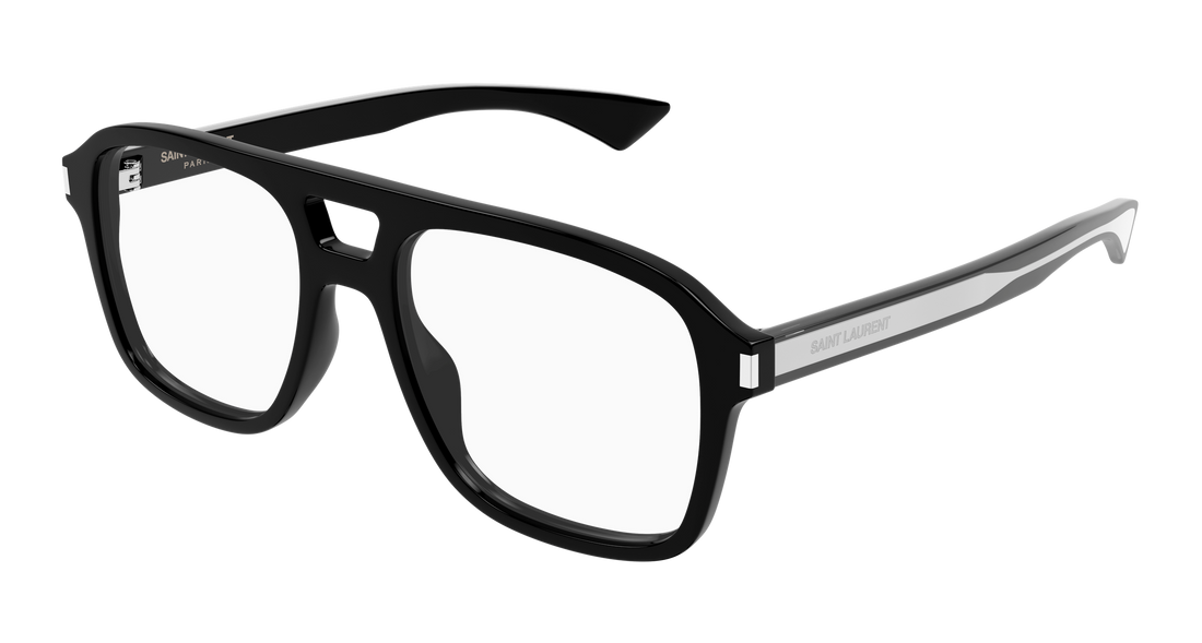 Brillen saint laurent sl 881 opt 001 negro masculino größe 55mm - Hauptansicht