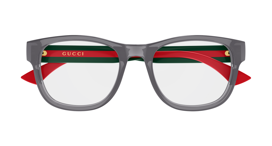 Glasögon gucci gg0004onn 006 gris rectangular / squared masculino storlek 50mm - Detaljvy