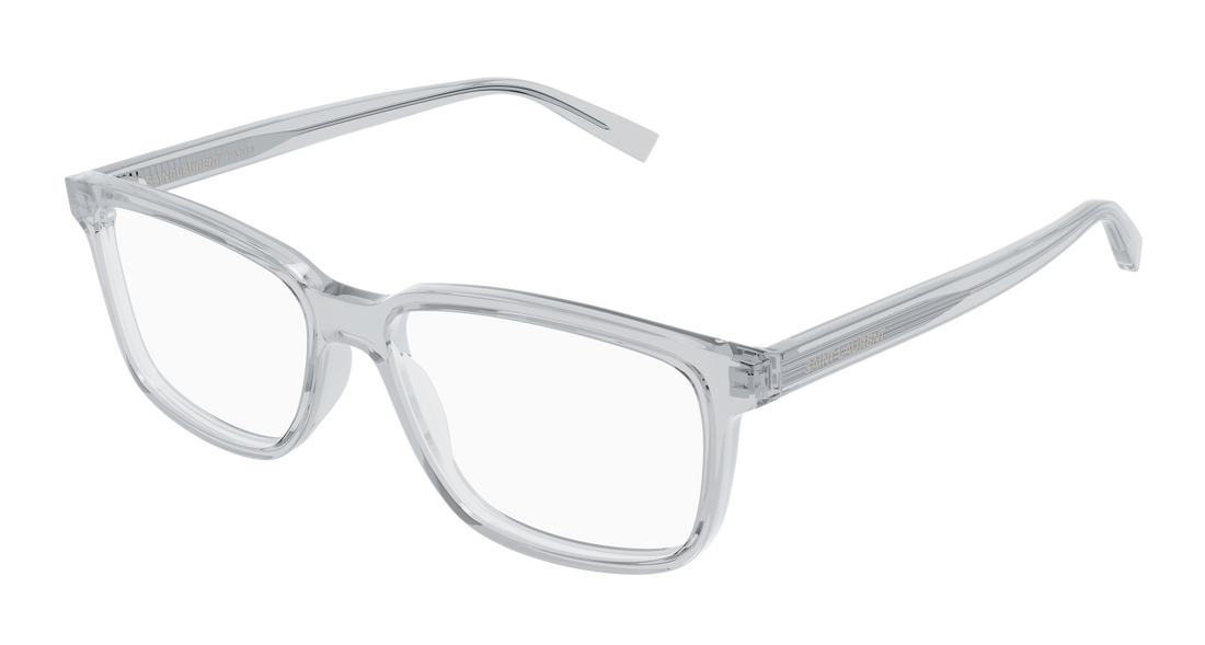 Óculos graduados saint laurent sl 458 009 gris rectangular / squared masculino tamanho 58mm - Vista principal
