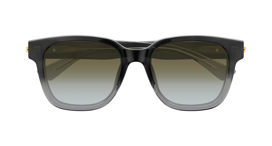 Lunettes de soleil bottega veneta bv1461sk 003 gris rectangular / squared masculino taille 54mm - Vue détaillée