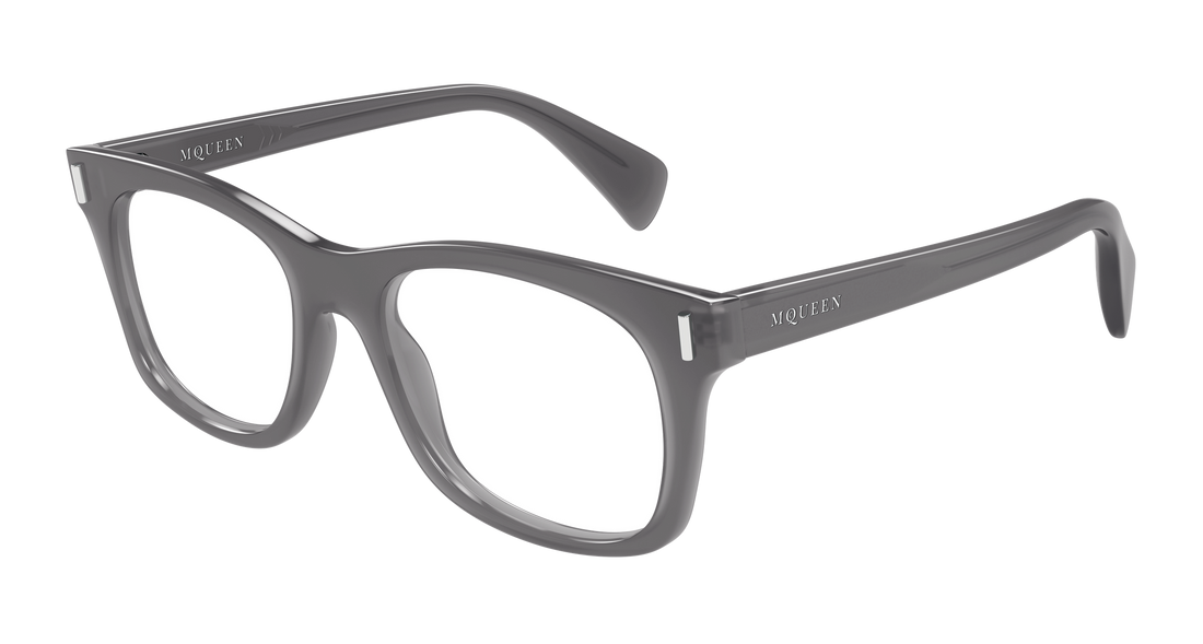 Brillen alexander mcqueen am0551o 003 gris rectangular / squared masculino größe 52mm - Hauptansicht