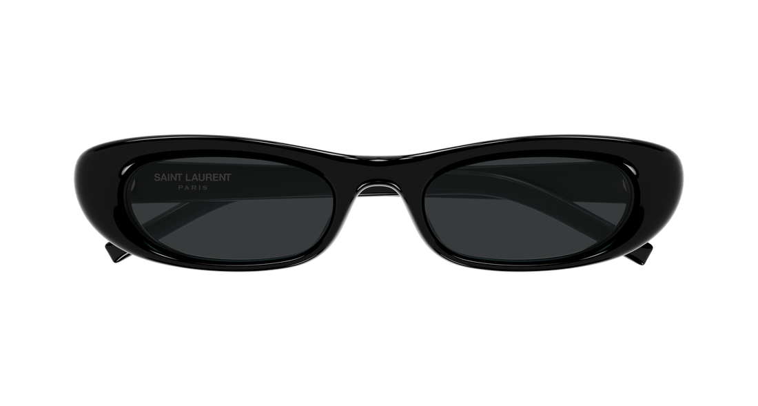 Occhiali da sole saint laurent sl 557 shade plump 001 negro rectangular / squared femenino taglia 53mm - Vista dettagliata