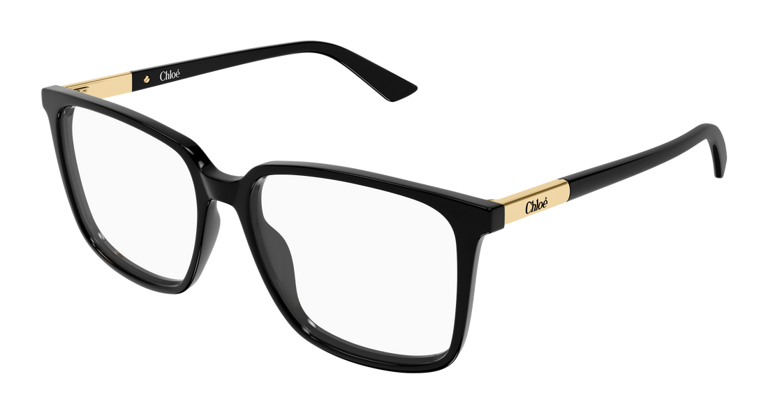 Lunettes de vue chloé ch0369o 001 negro rectangular / squared femenino taille 55mm - Vue principale