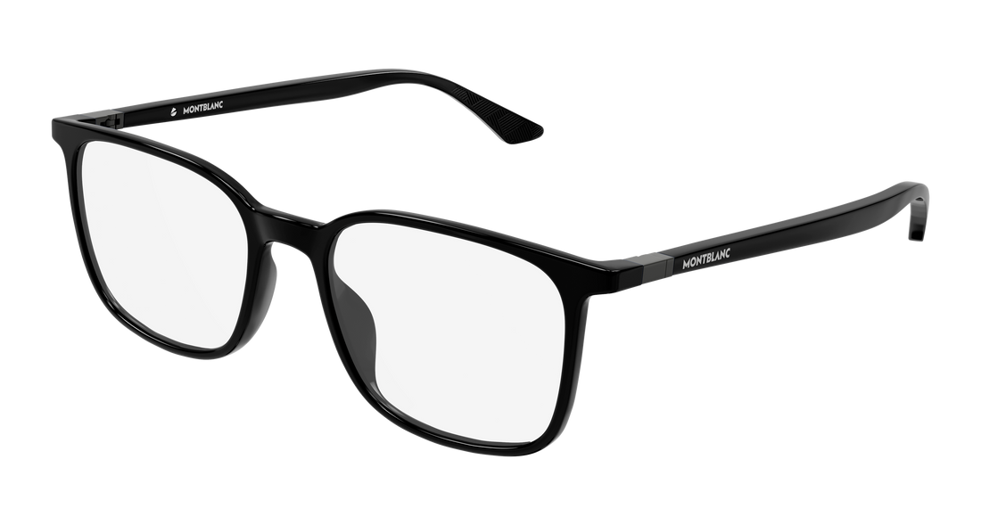 Óculos graduados montblanc mb0511o 001 negro rectangular / squared masculino tamanho 52mm - Vista principal