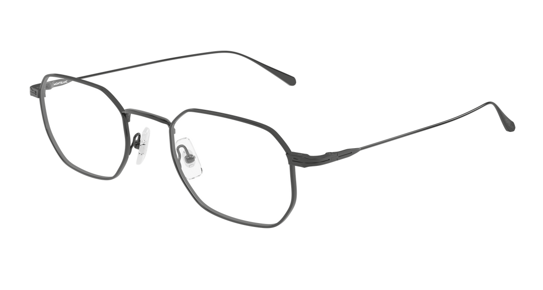 Brillen montblanc mb0474o 003 plateado rectangular / squared masculino größe 50mm - Hauptansicht