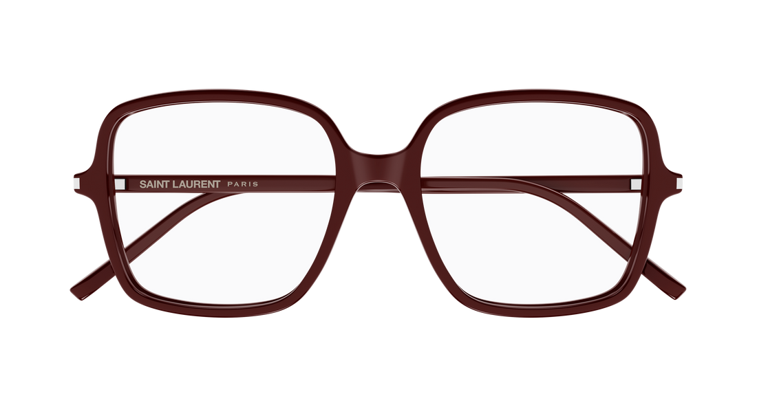 Glasögon saint laurent sl 892 005 burdeos rectangular / squared femenino storlek 53mm - Detaljvy