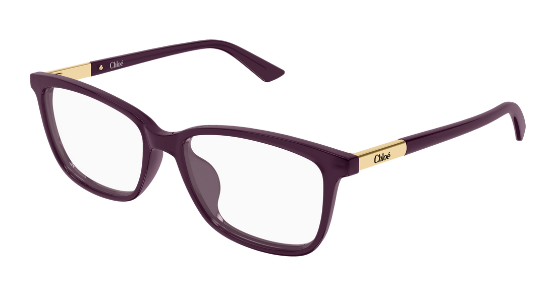 Lunettes de vue chloé ch0371oa 004 violeta butterfly femenino taille 55mm - Vue principale