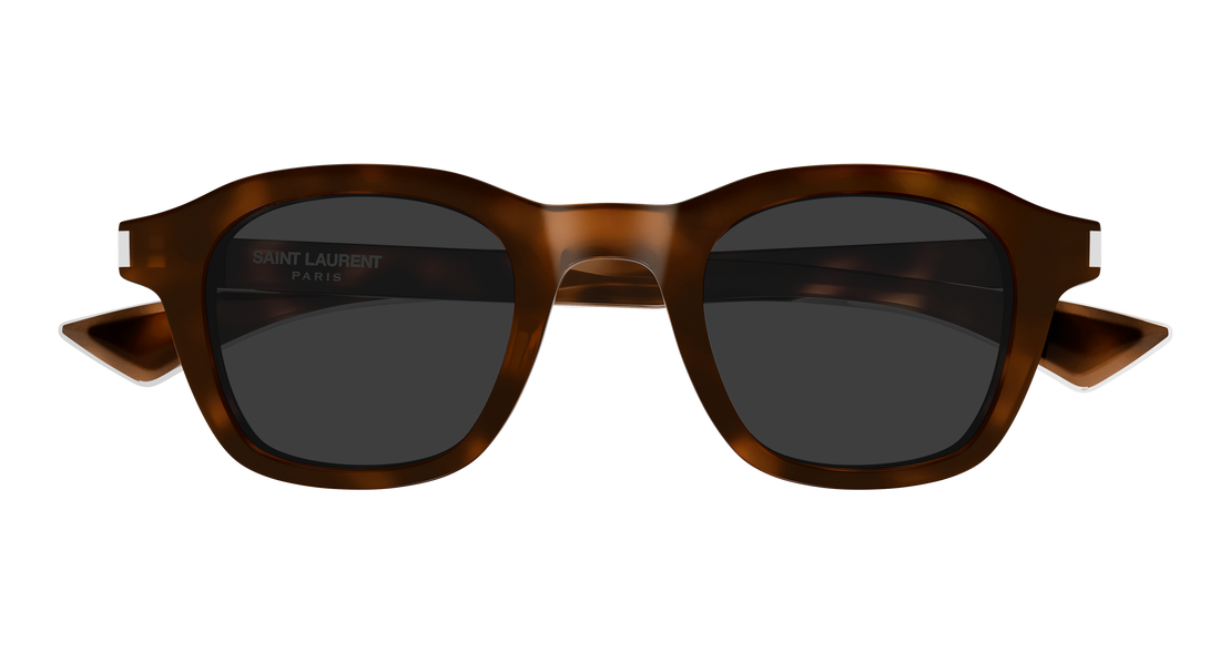 Óculos de sol saint laurent sl 880 003 havana round/oval/panthos unisex tamanho 45mm - Vista de detalhe