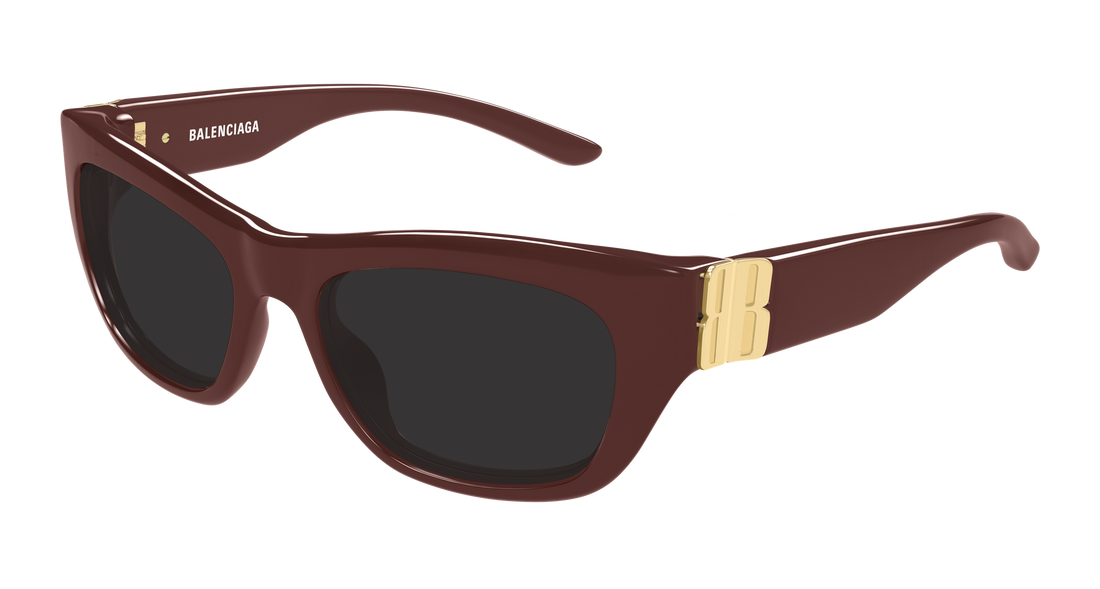 Óculos de sol balenciaga bb0506s 003 rojo cat eye femenino tamanho 55mm - Vista principal