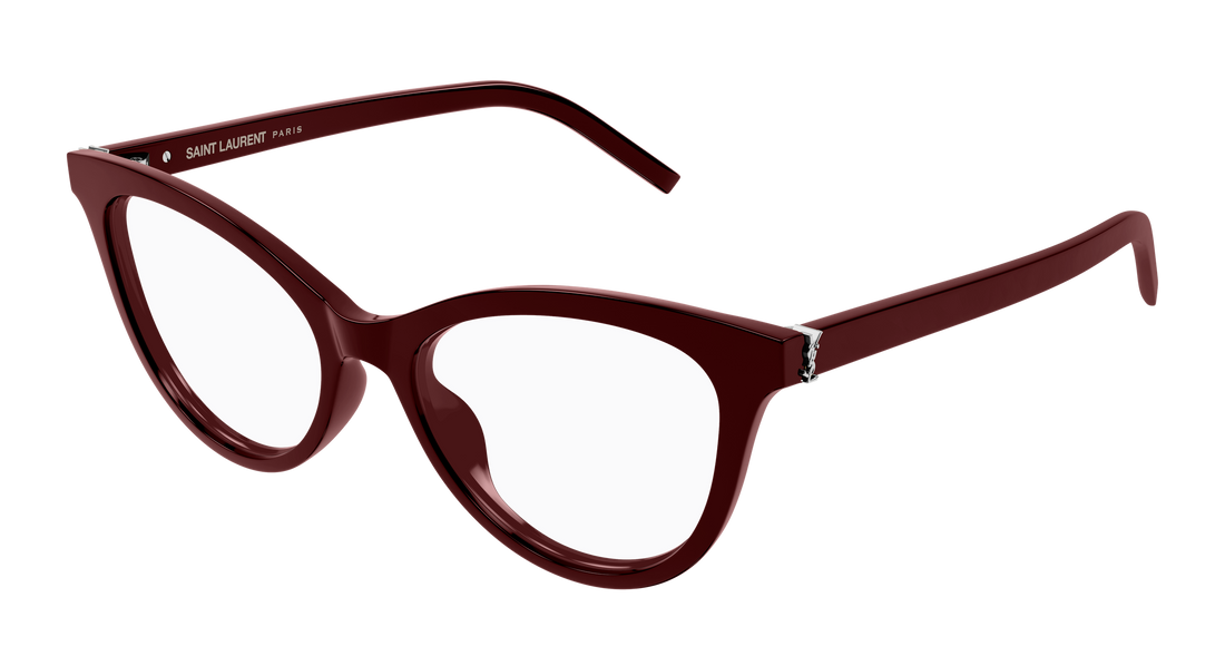 Briller saint laurent sl m164 011 burdeos cat eye femenino størrelse 53mm - Hovedvisning