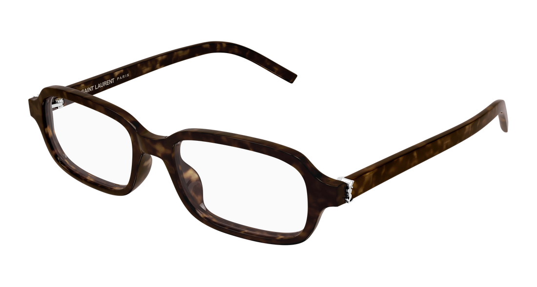 Óculos graduados saint laurent sl m180 002 havana rectangular / squared masculino tamanho 52mm - Vista principal