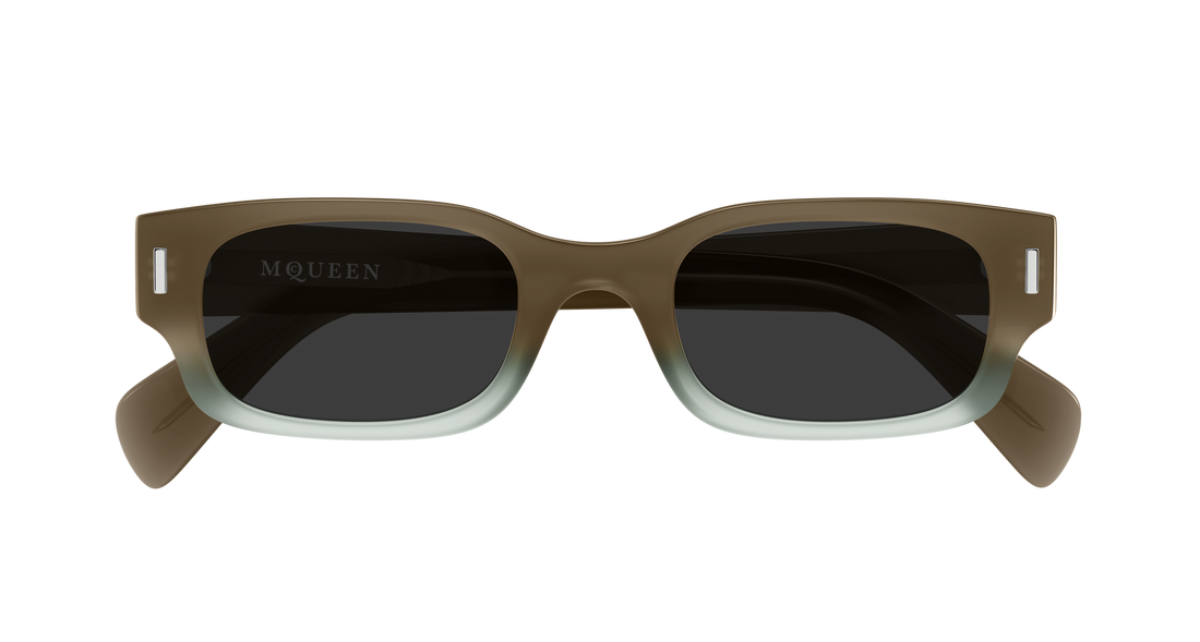 Sonnenbrillen alexander mcqueen am0549s 004 marron round/oval/panthos unisex größe 50mm - Detailansicht