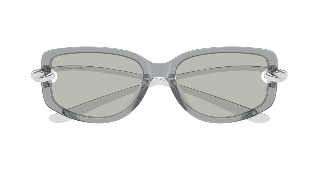 Sunglasses bottega veneta bv1440sa 004 gris geometrical/directional femenino size 59mm - Detailed view