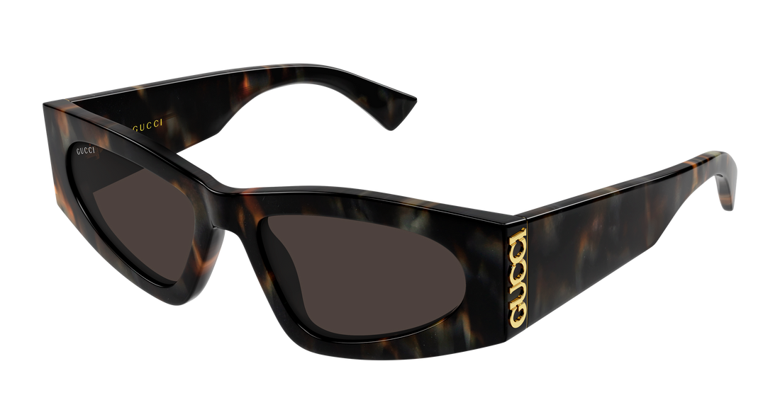Lunettes de soleil gucci gg2040s 003 havana cat eye femenino taille 54mm - Vue principale