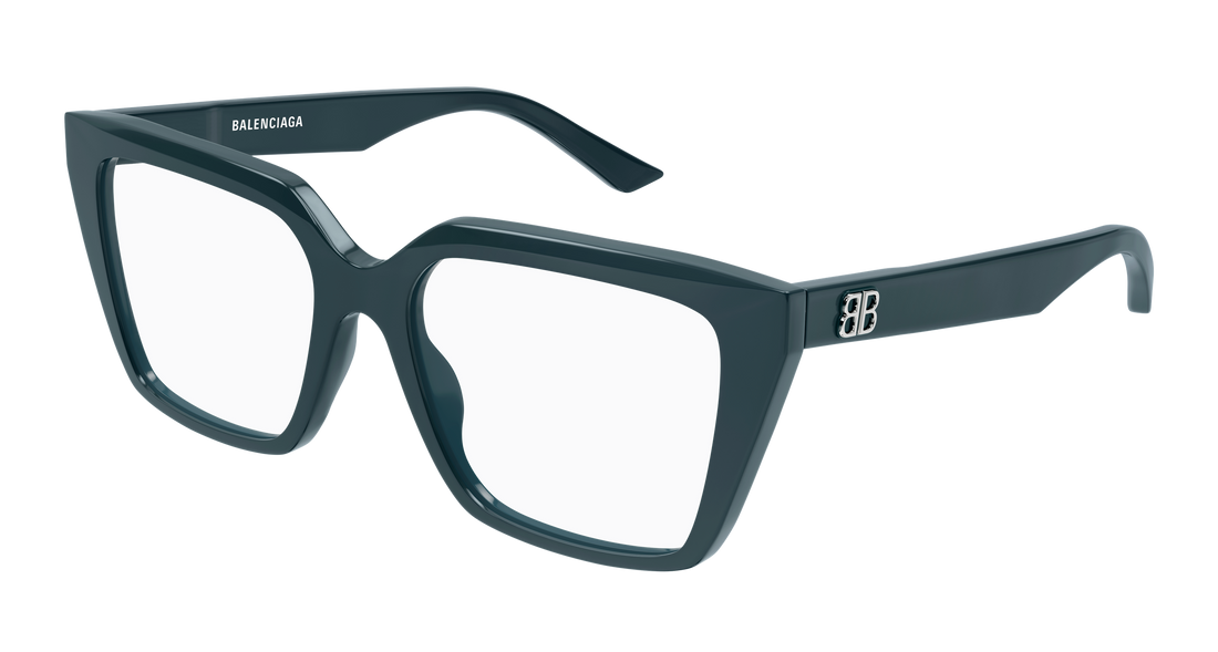 Dioptrijske naočale balenciaga bb0130o 015 azul rectangular / squared femenino veličina 53mm - Glavni prikaz