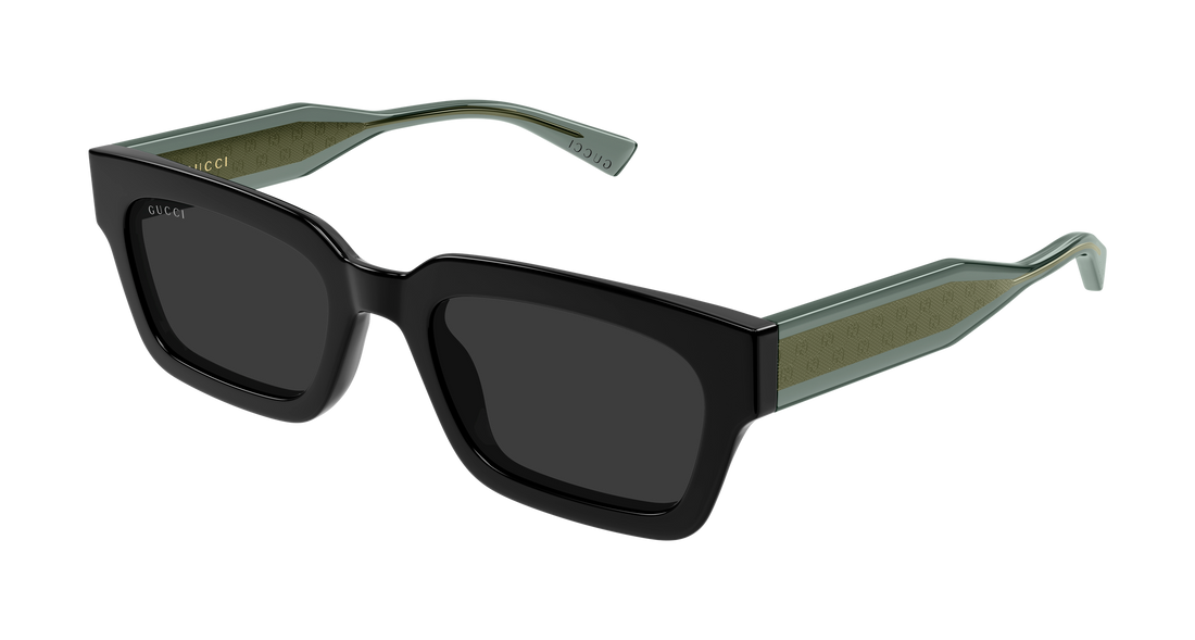 Lunettes de soleil gucci gg2069s 001 negro rectangular / squared masculino taille 53mm - Vue principale