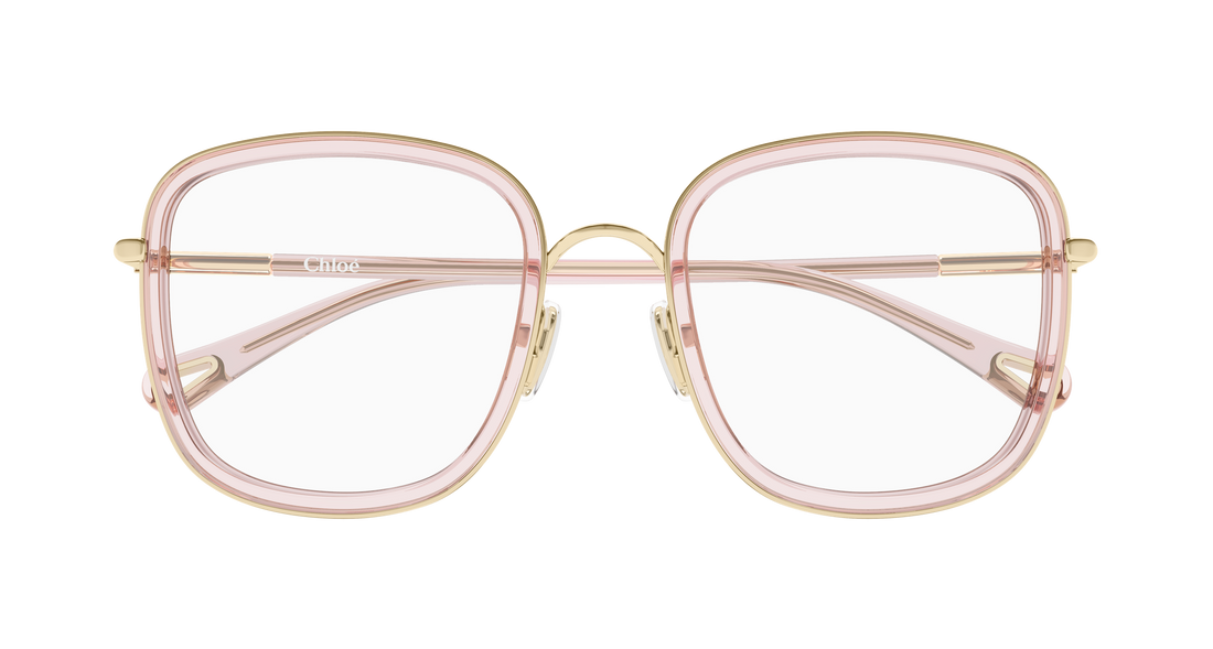 Lunettes de vue chloé ch0373o 005 dorado butterfly femenino taille 53mm - Vue détaillée