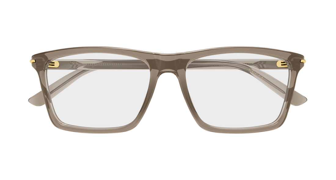 Brillen gucci gg1445o 016 marron rectangular / squared masculino größe 59mm - Detailansicht