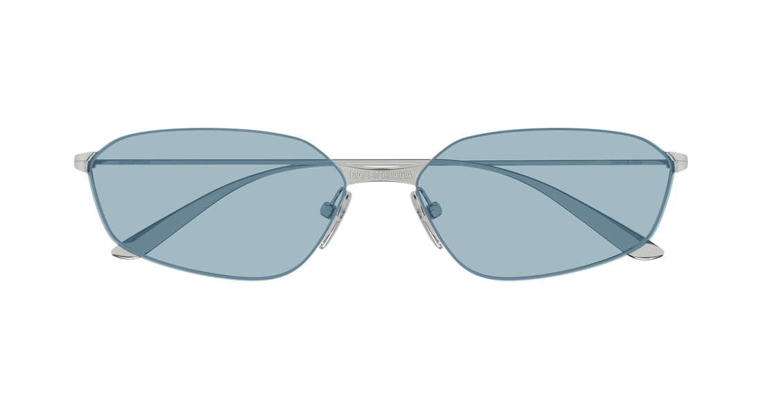 Solbriller balenciaga bb0412s 005 plateado geometrical/directional unisex størrelse 62mm - Detaljeret visning