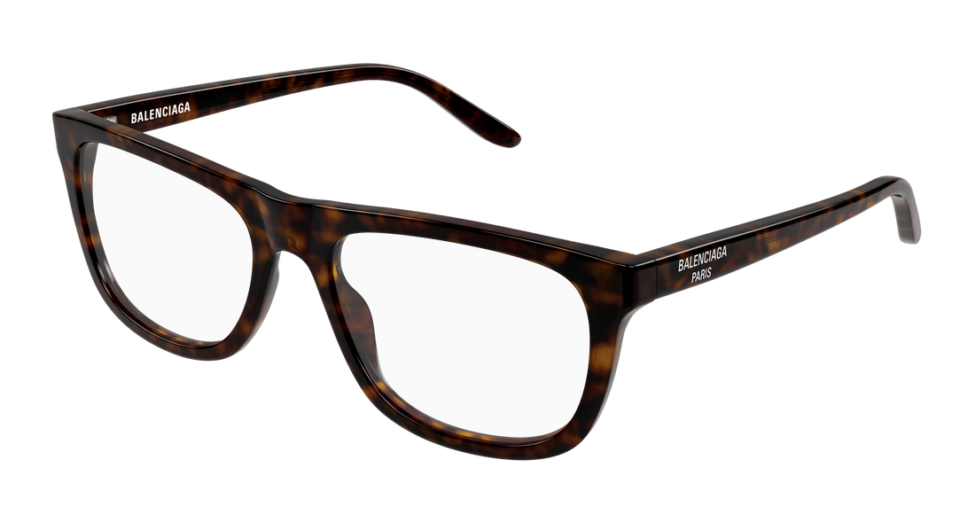 Occhiali da vista balenciaga bb0498o 002 havana rectangular / squared masculino taglia 56mm - Vista principale