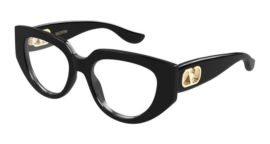 Gafas graduadas valentino vg0004o 001 negro cat eye femenino talla 52mm - Vista principal