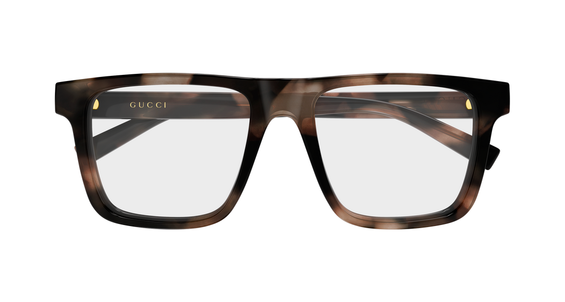 Óculos graduados gucci gg2236o 003 havana rectangular / squared masculino tamanho 53mm - Vista de detalhe