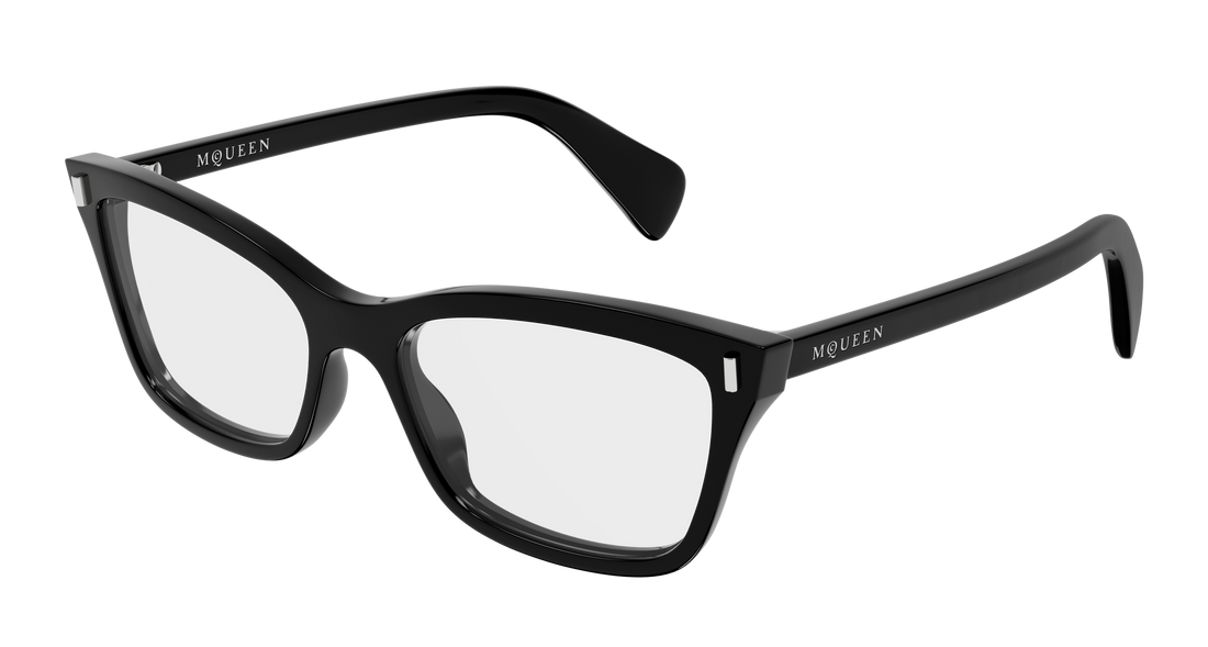 Gafas graduadas alexander mcqueen am0584o 005 negro cat eye femenino talla 54mm - Vista principal