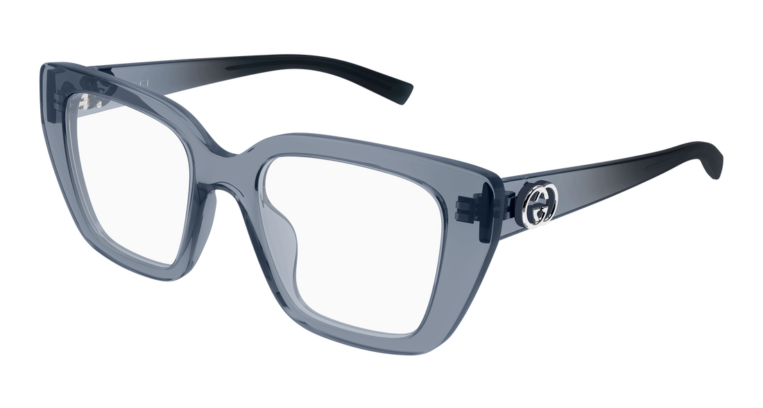 Occhiali da vista gucci gg2028o 003 gris cat eye femenino taglia 50mm - Vista principale
