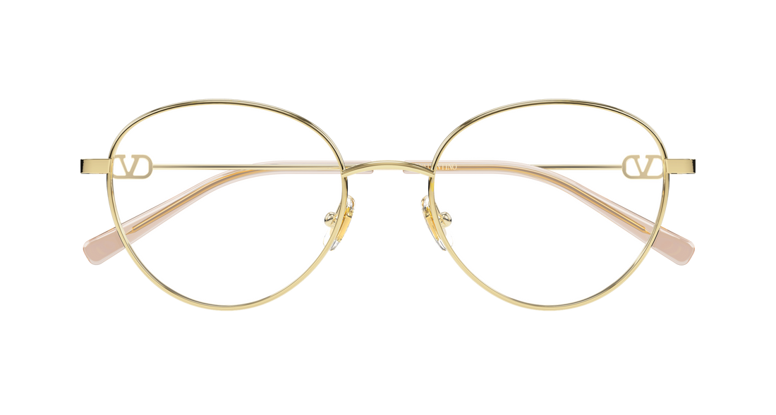 Occhiali da vista valentino vg0031o 003 dorado round/oval/panthos femenino taglia 52mm - Vista dettagliata