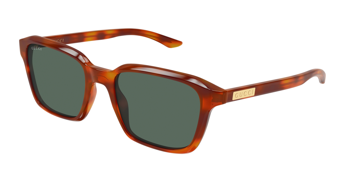 Lunettes de soleil gucci gg2078s 005 havana rectangular / squared masculino taille 52mm - Vue principale