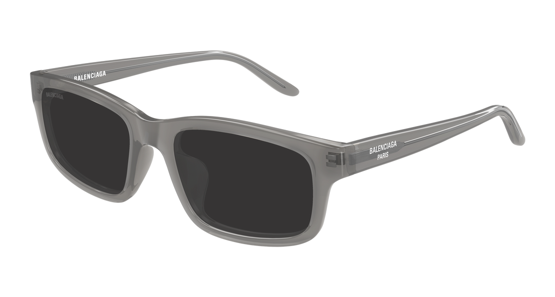 Occhiali da sole balenciaga bb0528sk 004 gris rectangular / squared masculino taglia 56mm - Vista principale