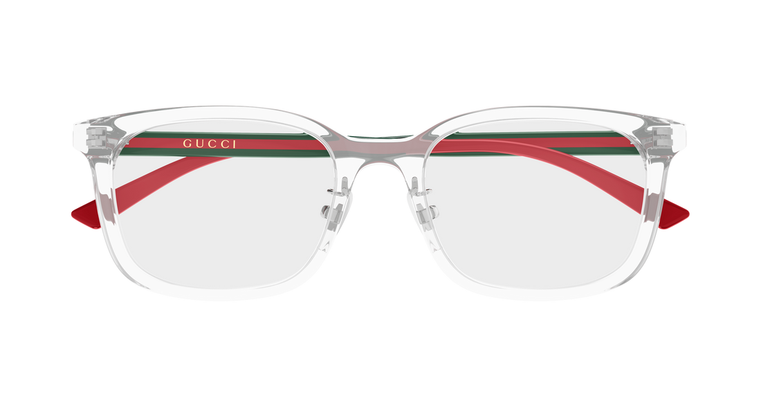 Glasögon gucci gg1873ok 006 transparente rectangular / squared masculino storlek 50mm - Detaljvy